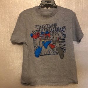 Trans Formers more than meets the eye gray t-shirt size small mens
